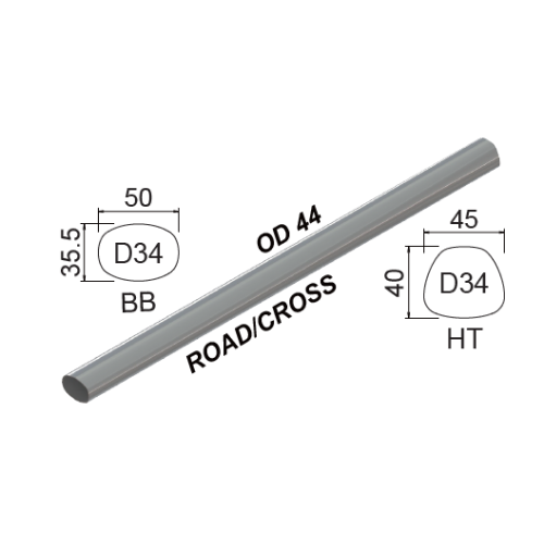 Titanium Down Tube D34