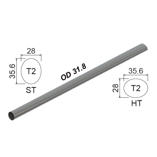 Titanium Top Tube T2