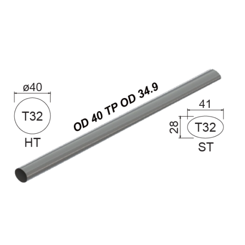 Titanium Top Tube T32