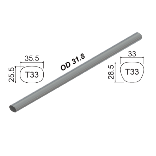 Titanium Top Tube T33