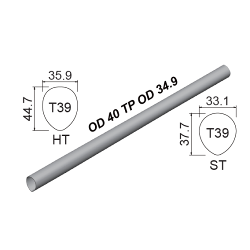 Titanium Top Tube T39