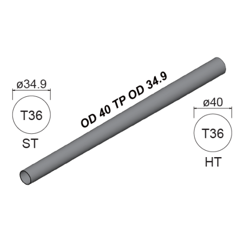 Titanium Top Tube T36